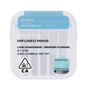 Boutiq Infused Minis Pre Rolls Italian Ice x Star Fruit
